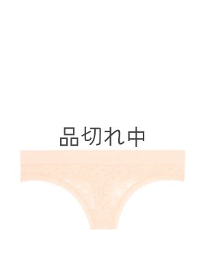 画像1: 【Victoria's Secret/ヴィクトリアシークレット】Script Logo Thong Panty ショーツ(XS)：パーティーピーチ