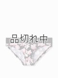 【Victoria's Secret PINK/ヴィクトリアシークレットピンク】Logo Bikini ショーツ(XS)：ブラック/フラワー
