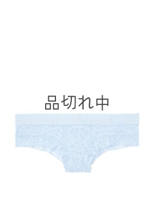 画像1: 【Victoria's Secret/ヴィクトリアシークレット】Script Logo Cheeky Panty ショーツ(XS)：ブルー