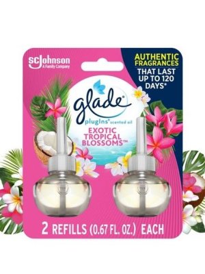 画像1: 【glade】プラグインオイルリフィル(2個入)：エキゾチックトロピカルブロッサム