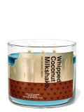 【Bath&BodyWorks】3-wickキャンドル（14.5oz）：ホイップココナッツミルクシェイク