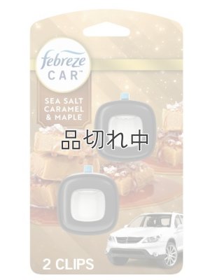 画像1: 【USファブリーズ】車用芳香剤(2個入り)：シーソルトキャラメル＆メープル