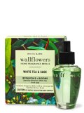 【Bath&BodyWorks】Wallflowers詰替リフィル(2個入り)：ホワイトティー＆セージ