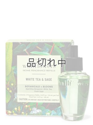 画像1: 【Bath&BodyWorks】Wallflowers詰替リフィル(2個入り)：ホワイトティー＆セージ