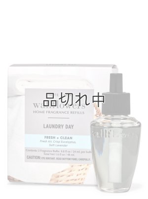 画像1: 【Bath&BodyWorks】Wallflowers詰替リフィル(2個入り)：ランドリーデイ