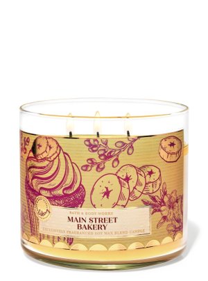 画像1: 【Bath&BodyWorks】3-wickキャンドル（14.5oz）：メインストリートベーカリー