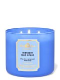 【Bath&BodyWorks】3-wickキャンドル（14.5oz）：ミッドナイトブルーシトラス