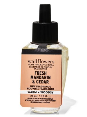 画像1: 【Bath&BodyWorks】Wallflowers詰替リフィル：フレッシュマンダリン＆シダー