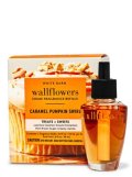 【Bath&BodyWorks】Wallflowers詰替リフィル(2個入り)：キャラメルパンプキンスワール