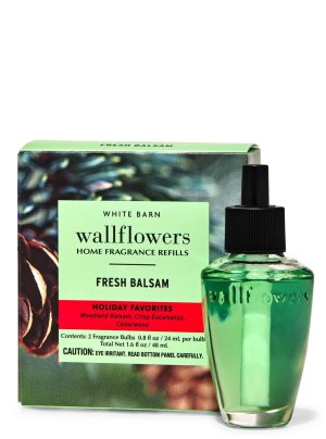 画像1: 【Bath&BodyWorks】Wallflowers詰替リフィル(2個入り)：フレッシュバルサム