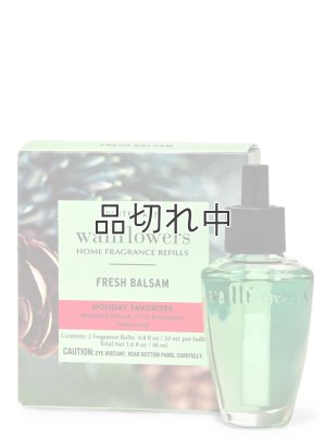 画像1: 【Bath&BodyWorks】Wallflowers詰替リフィル(2個入り)：フレッシュバルサム