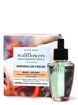 画像1: 【Bath&BodyWorks】Wallflowers詰替リフィル(2個入り)：マシュマロファイヤーサイド