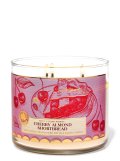 【Bath&BodyWorks】3-wickキャンドル（14.5oz）：チェリーアーモンドショートブレッド