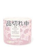 【Bath&BodyWorks】3-wickキャンドル（14.5oz）：The Perfect Autumn (ザパーフェクトオータム)