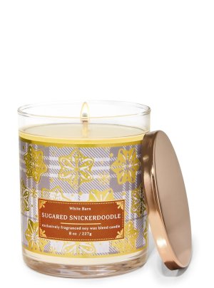 画像1: 【Bath&BodyWorks】シグネチャー1-wickキャンドル（8oz）：シュガースニッカードゥードゥル