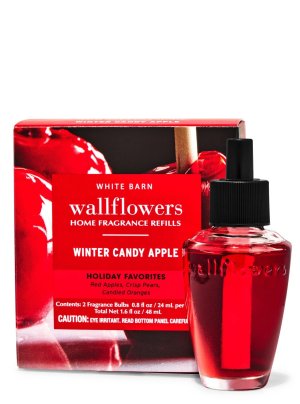 画像1: 【Bath&BodyWorks】Wallflowers詰替リフィル(2個入り)：ウィンターキャンディアップル