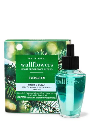 画像1: 【Bath&BodyWorks】Wallflowers詰替リフィル(2個入り)：エバーグリーン