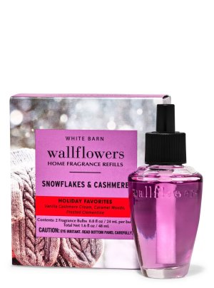 画像1: 【Bath&BodyWorks】Wallflowers詰替リフィル(2個入り)：スノーフレーク＆カシミア