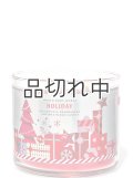 【Bath&BodyWorks】3-wickキャンドル（14.5oz）：ホリデー