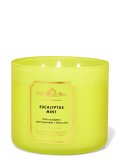 【Bath&BodyWorks】3-wickキャンドル（14.5oz）：ユーカリミント