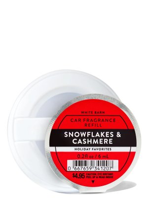 画像1: 【Bath&BodyWorks】カーフレグランス詰替リフィル：スノーフレーク＆カシミア