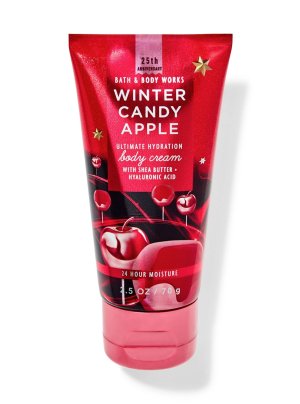 画像1: 【Bath&BodyWorks】トラベルサイズボディクリーム：ウィンターキャンディアップル