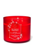 【Bath&BodyWorks】3-wickキャンドル（14.5oz）：The Perfect Christmas（ザパーフェクトクリスマス）