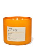 ★3/16まで★4850円→3950円【Bath&BodyWorks】3-wickキャンドル（14.5oz）：カルダモン＆ベチバー