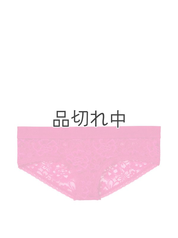 画像1: 【Victoria's Secret/ヴィクトリアシークレット】Logo Waist Hiphugger Panty ショーツ(XS)：アルティメットピンク