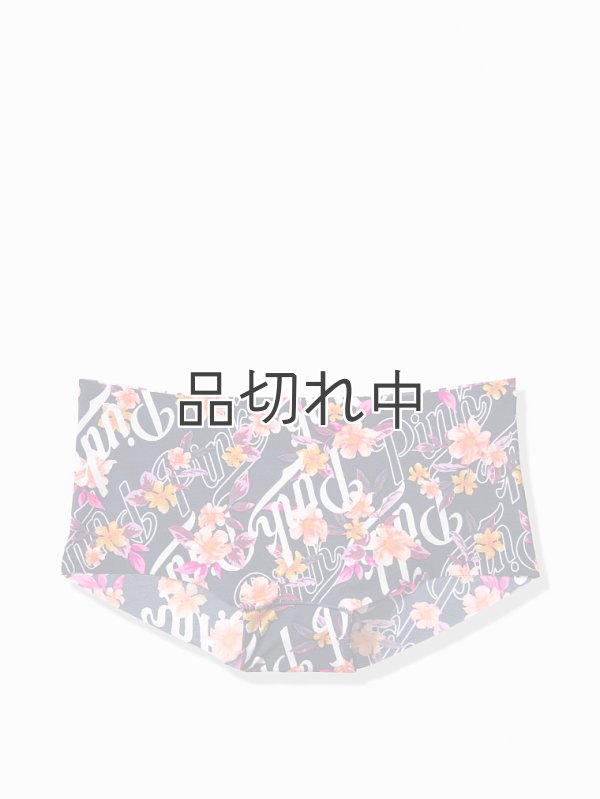 画像1: 【Victoria's Secret PINK/ヴィクトリアシークレットピンク】No-Show Boyshort ショーツ(XS)：フローラルロゴ