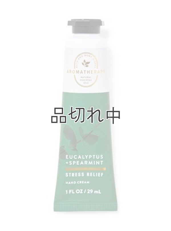 画像1: 【Bath&BodyWorks】シアバターハンドクリーム：Stress Relief-ユーカリスペアミント