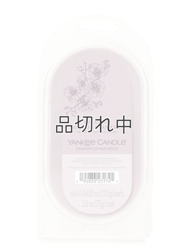 画像1: 【YANKEE CANDLE/ヤンキーキャンドル】タルトワックスポプリ(ワックスメルト)6P入り：リラクシングオーキッド＆バニラ