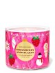 画像: 【Bath&BodyWorks】3-wickキャンドル（14.5oz）：ストロベリースノーフレーク