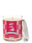 画像1: 【Bath&BodyWorks】シグネチャー1-wickキャンドル（8oz）：ピンクガムボール