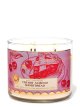 画像: 【Bath&BodyWorks】3-wickキャンドル（14.5oz）：チェリーアーモンドショートブレッド