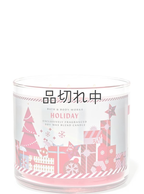 画像1: 【Bath&BodyWorks】3-wickキャンドル（14.5oz）：ホリデー