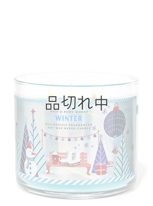 画像1: 【Bath&BodyWorks】3-wickキャンドル（14.5oz）：ウィンター