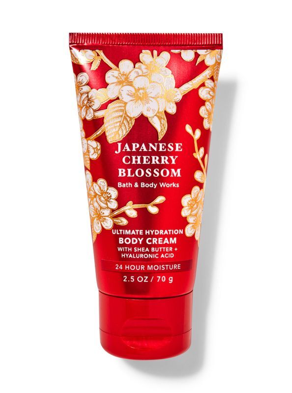 画像1: 【Bath&BodyWorks】トラベルサイズボディクリーム：ジャパニーズチェリーブロッサム