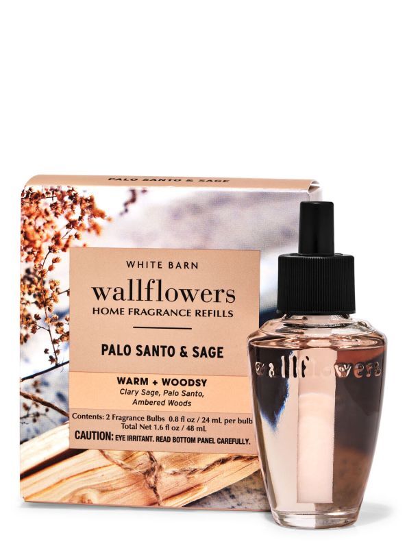 画像1: 【Bath&BodyWorks】Wallflowers詰替リフィル(2個入り)：パロサント＆セージ