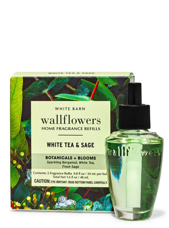 画像1: 【Bath&BodyWorks】Wallflowers詰替リフィル(2個入り)：ホワイトティー＆セージ