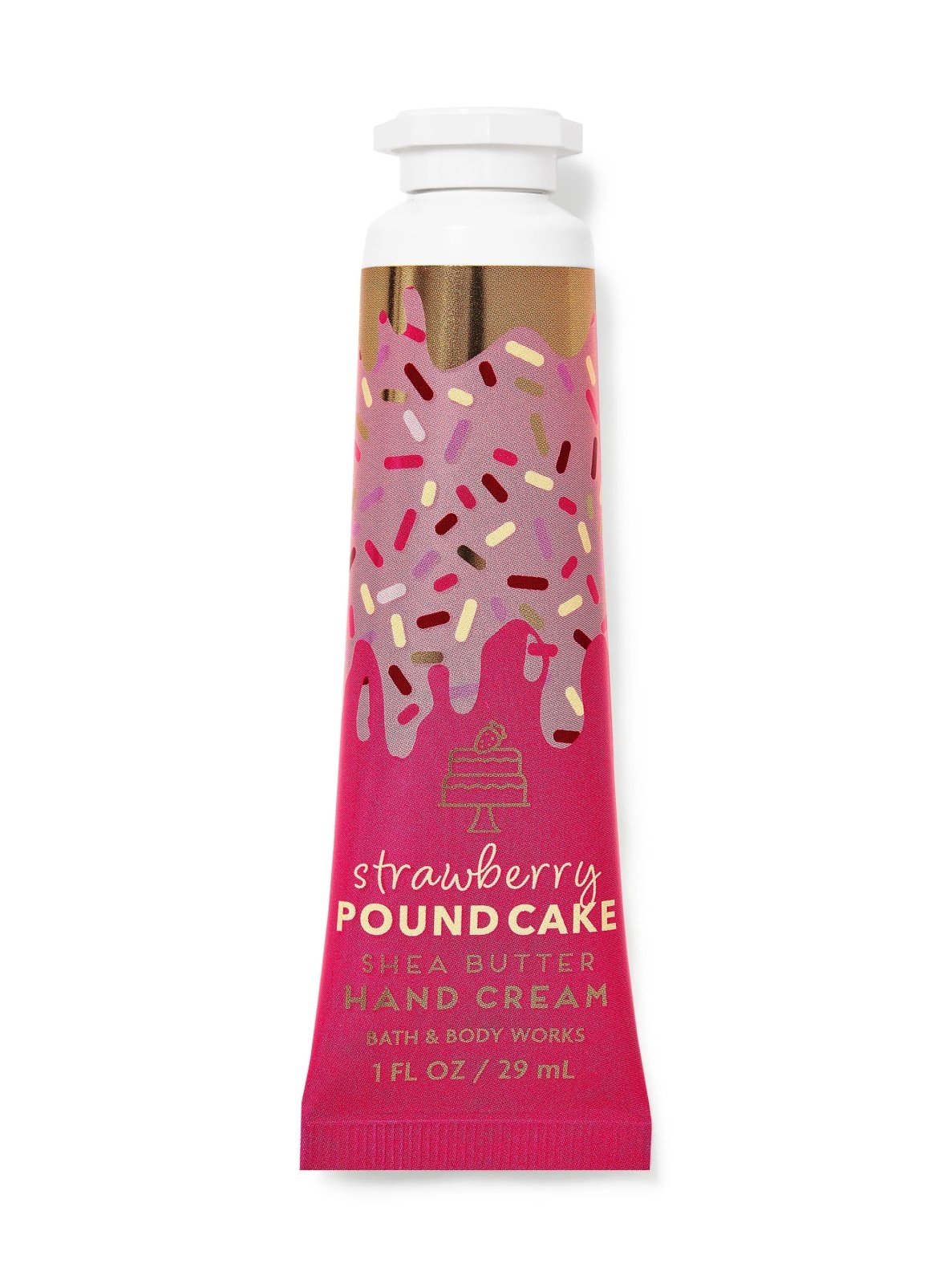 画像1: 【Bath&BodyWorks】シアバターハンドクリーム：ストロベリーパウンドケーキ