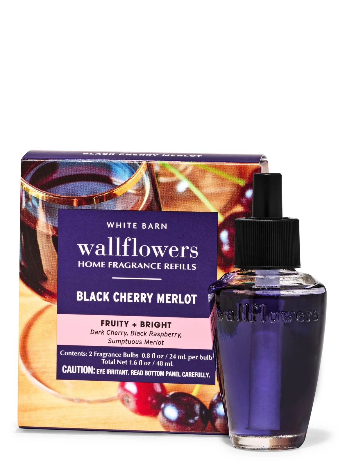 画像1: 【Bath&BodyWorks】Wallflowers詰替リフィル(2個入り)：ブラックチェリーメルロー