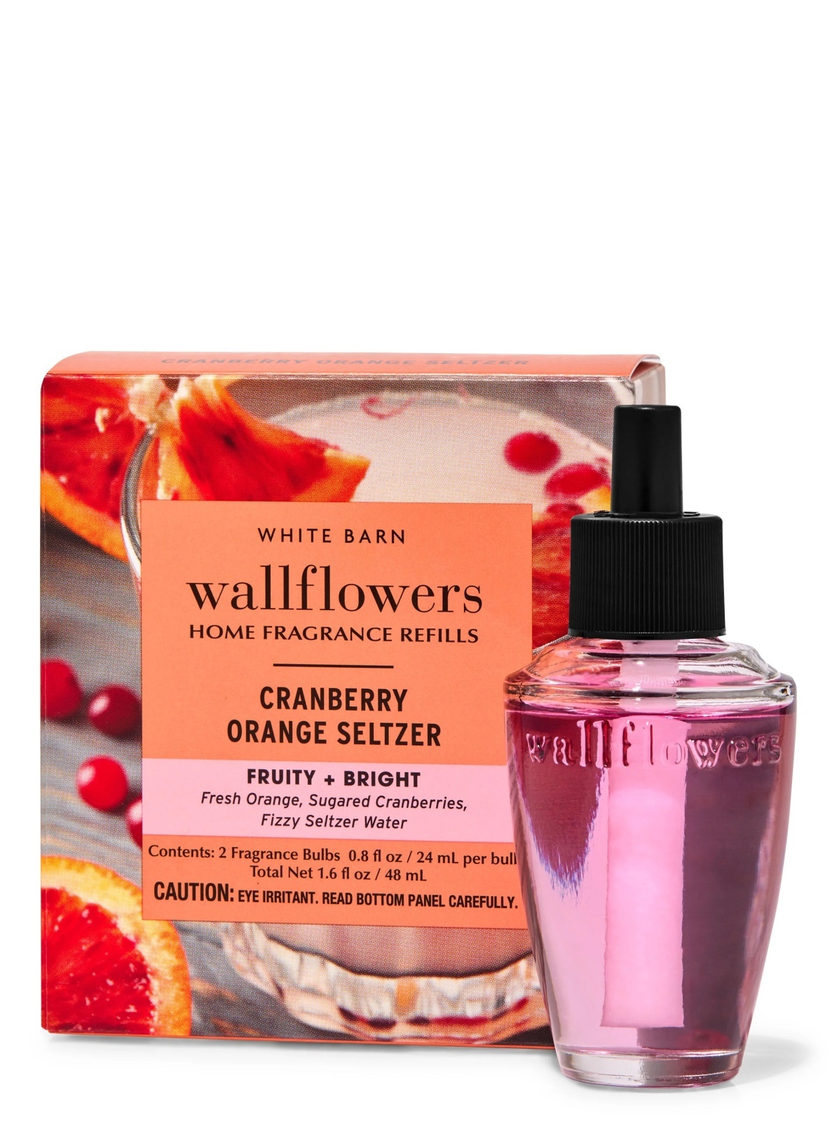 画像1: 【Bath&BodyWorks】Wallflowers詰替リフィル(2個入り)：クランベリーオレンジセルツァー