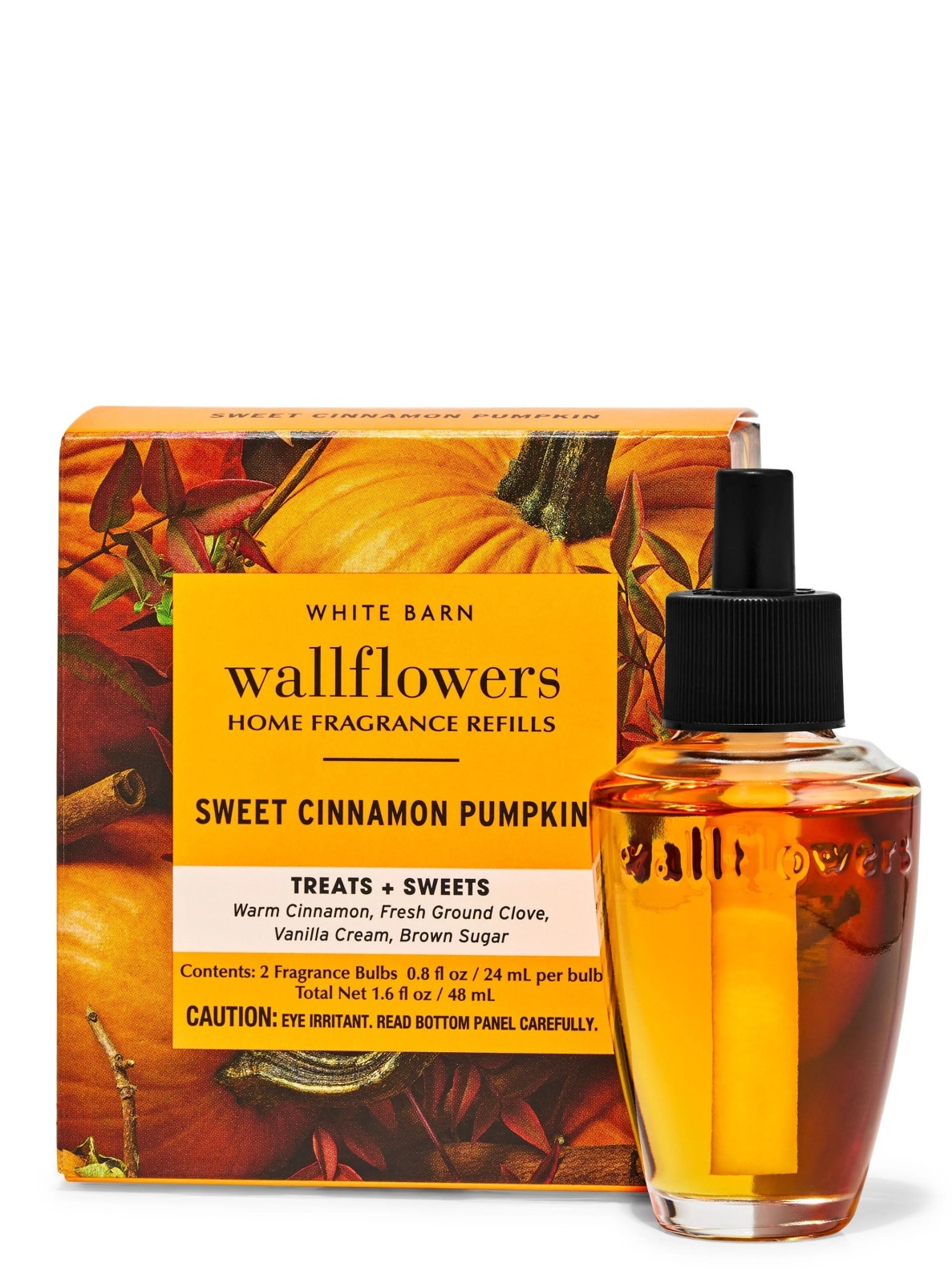 画像1: 【Bath&BodyWorks】Wallflowers詰替リフィル(2個入り)：スイートシナモンパンプキン