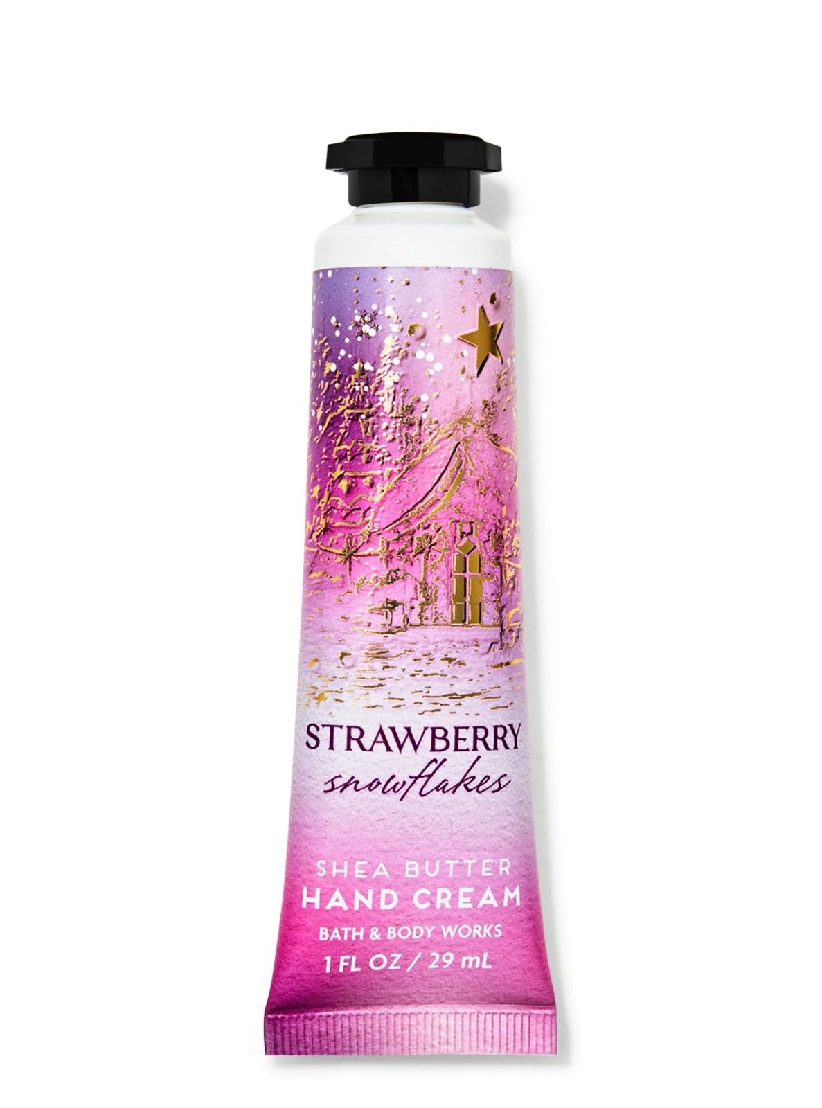 画像1: 【Bath&BodyWorks】シアバターハンドクリーム：ストロベリースノーフレーク